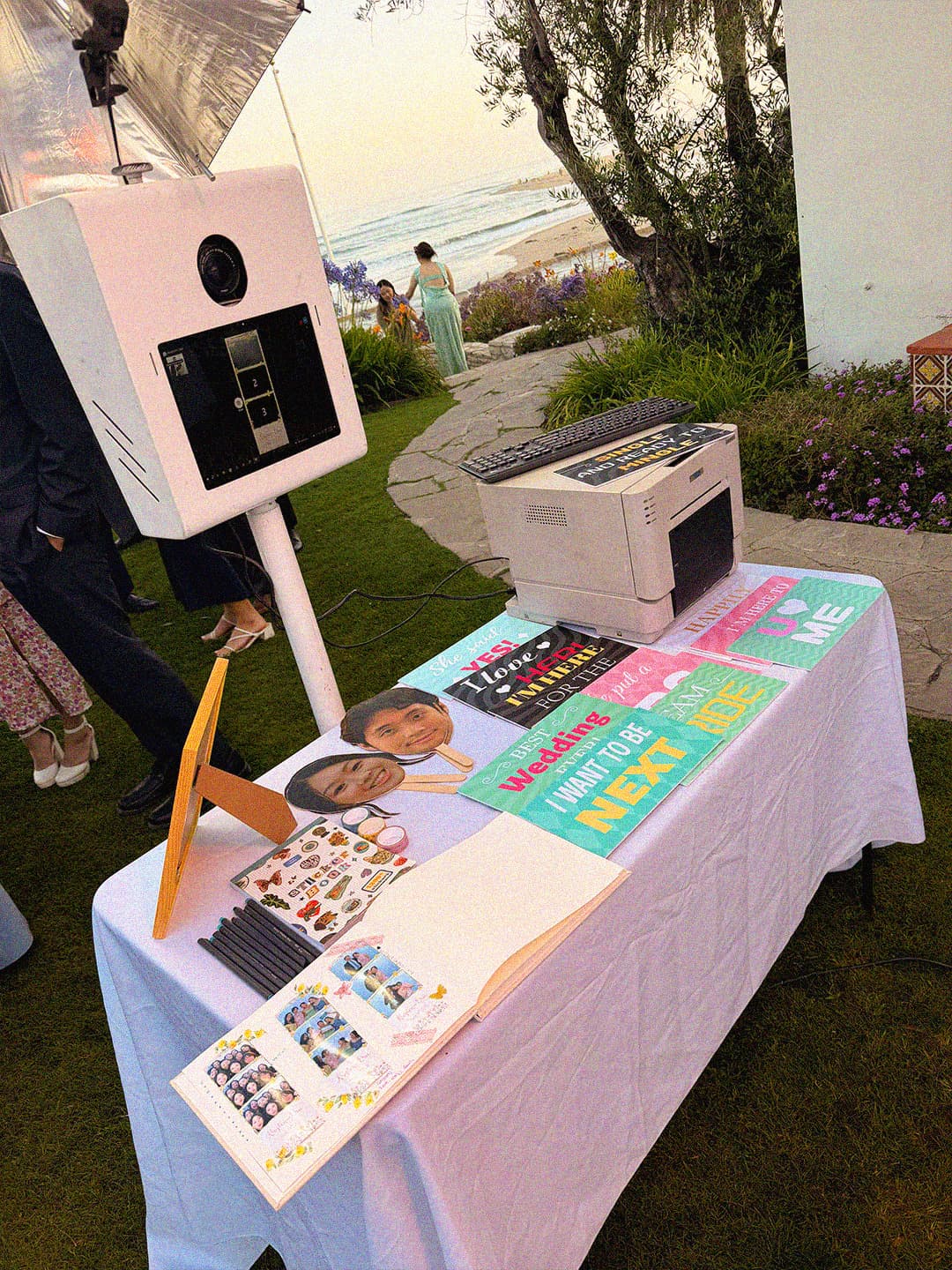 Open Air Photo Booth With Prints