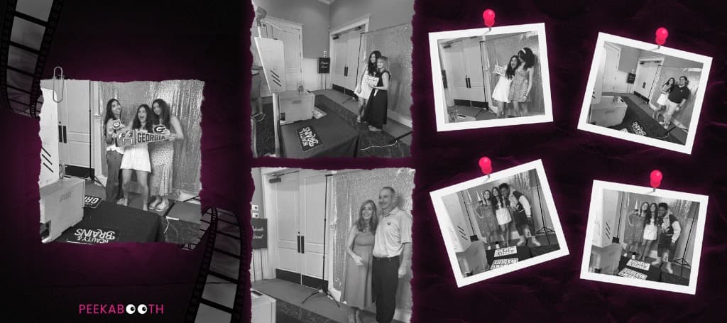 Photo booth moment